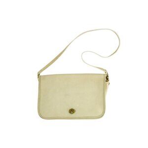 Coach Turnlock Flap Leather Shoulder Bag 1402